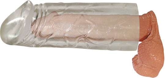 You2Toys Rebel Mega Dick Sleeve Extensie De Penis Transparentă 19cm