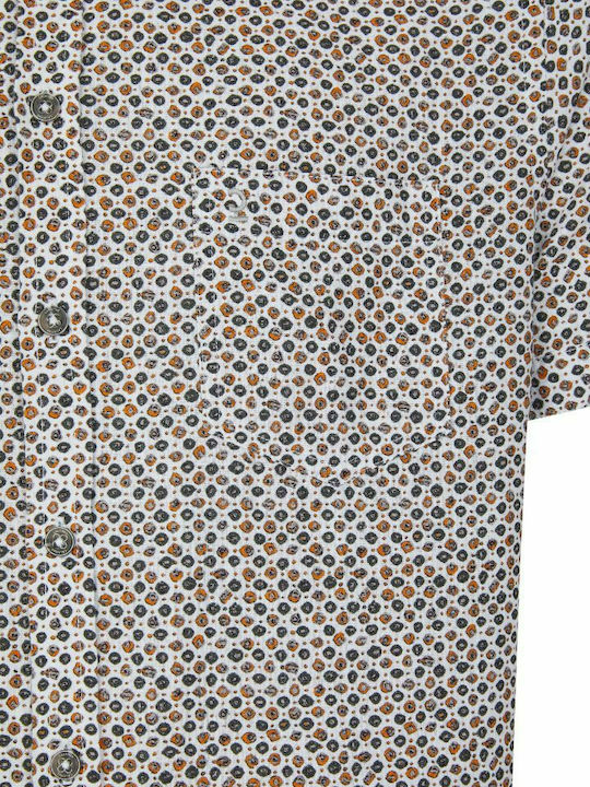 Men's Short Sleeve Shirt Print Calamar CL 109830-3S18-38