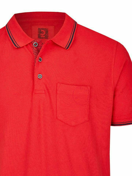 Polo Shirts Calamar Red With Stripes On Collar CL 109460 3P01 50