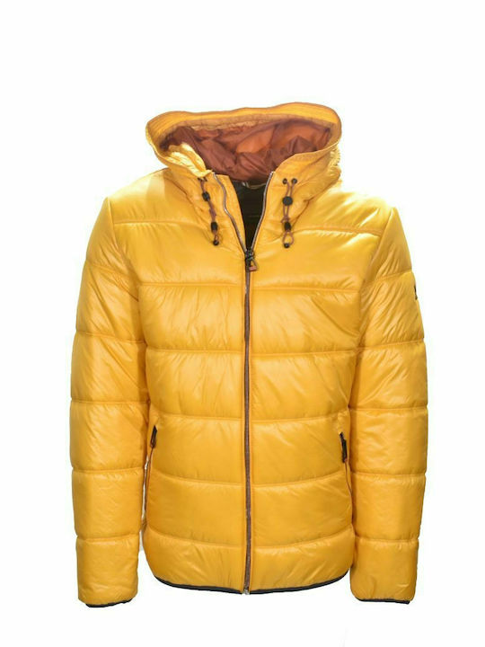 Men's Quilted Jacket Yellow Ripstop Calamar CL 130310 2Q53 64