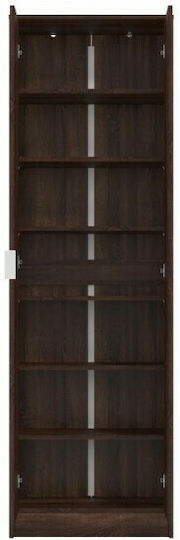 Ξύλινη Παπουτσοθήκη Neo με 6 Ράφια Dark Sonoma Μ60xΠ33xΥ191.5cm