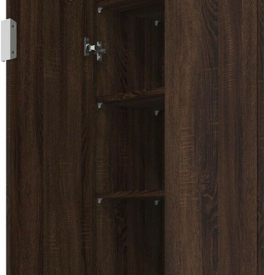 Ξύλινη Παπουτσοθήκη Neo με 6 Ράφια Dark Sonoma Μ60xΠ33xΥ191.5cm