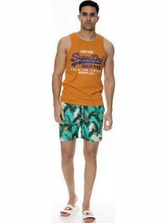 HAWAIIAN Ανδρικό Μαγιό Σορτς Κόκκινο Floral