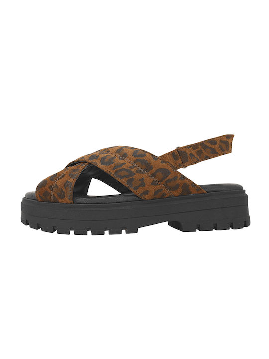 S.Oliver Women's Flat Sandals In Brown Colour