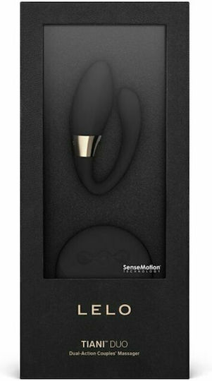 Lelo Tiani Duo Couples Massager Vibrator for Couples 10cm Black