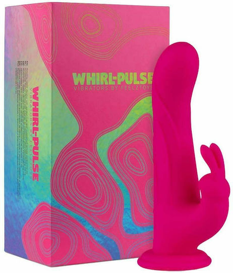 Feelztoys Whirl-Pulse Rabbit-Vibrator mit Fernbedienung 20 cm Pink