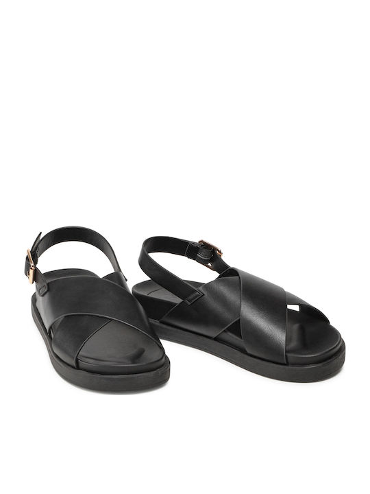 Onlminnie-2 Flache Sandalen für Damen in Schwarz Farbe