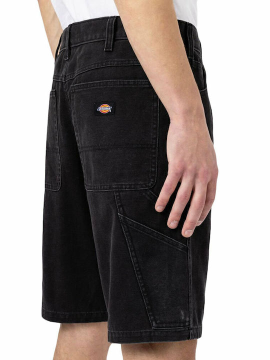 Duck Carpenter Men's Shorts Jeans Stone Washed Black