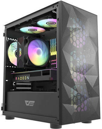 Darkflash Infinity 8 5in1 Вентилатор За Кутия 120мм (2000об/мин / 62.18cfm) С RGB Осветление И Свързване 4-изводна ШИМ