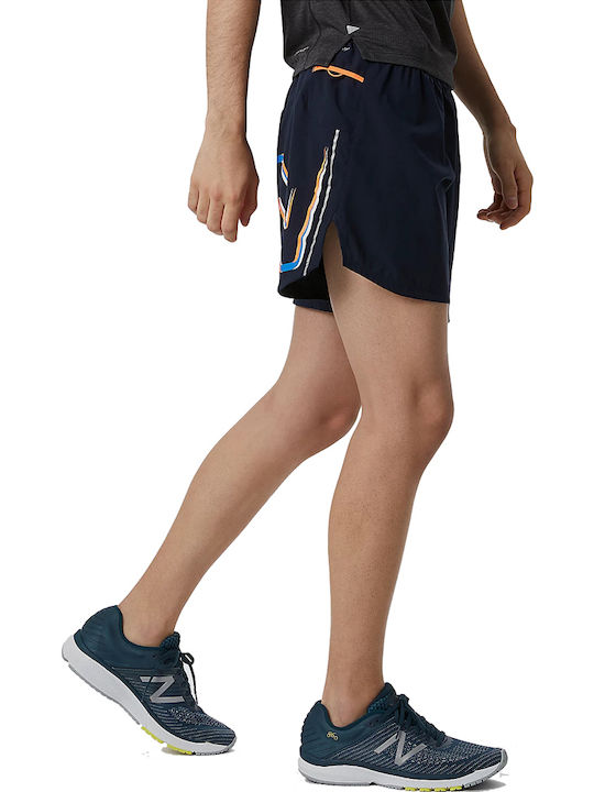 Impact Run Αθλητική Ανδρική Βερμούδα Navy Μπλε