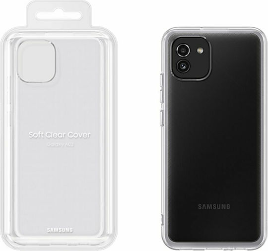 Samsung Back Cover Σιλικόνης Trasnparent (Galaxy A03)