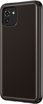 Samsung Back Cover Σιλικόνης Black (Galaxy A03)