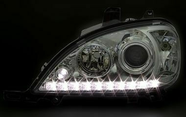 Depo Front Lights Led for Mercedes-Benz ML W163 2005-2005 2pcs