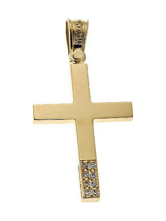 Triantos Women's Gold Cross 14K