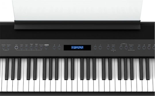 Roland Ηλεκτρικό Stage Πιάνο FP-60X Bundle Πεντάλ Set με 88 Βαρυκεντρισμένα Πλήκτρα Ενσωματωμένα Ηχεία και Σύνδεση με Ακουστικά και Υπολογιστή Black