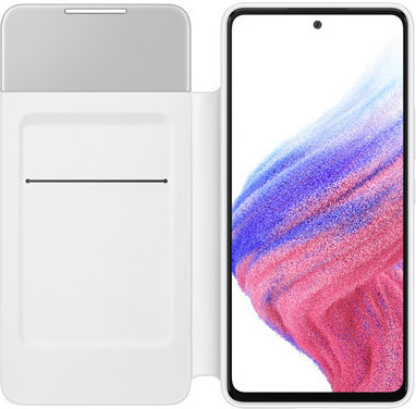 Samsung Smart S View Wallet Cover Plastic White (Galaxy A53)