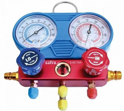 Satra Tool Set Air Conditioning Pressure Gauge Kit