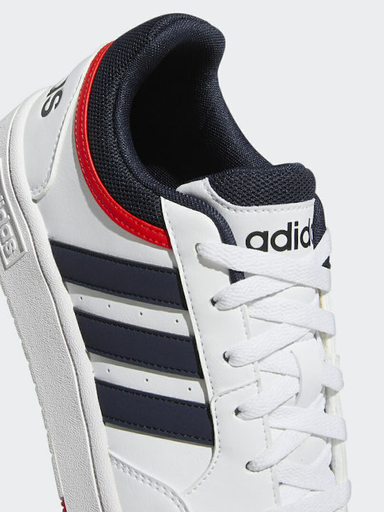 Hoops 3.0 Ανδρικά Sneakers Cloud White / Legend Ink / Vivid Red