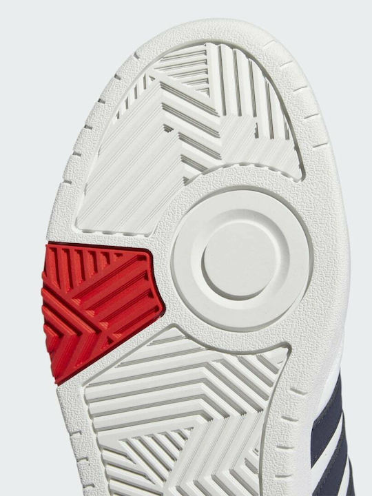 Hoops 3.0 Ανδρικά Sneakers Cloud White / Legend Ink / Vivid Red