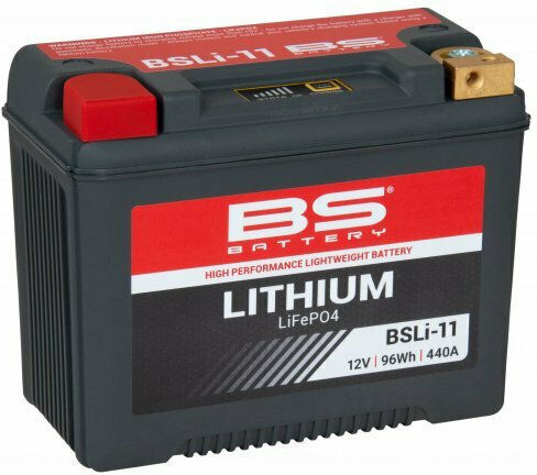 BS Lithium Motorcycle Battery YTZ7-BS 440A with Capacity 96Wh