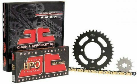 JT Sprockets Kette & Ritzel-Kit Goldene (14-42-428HPO) für Modenas Kristar 125