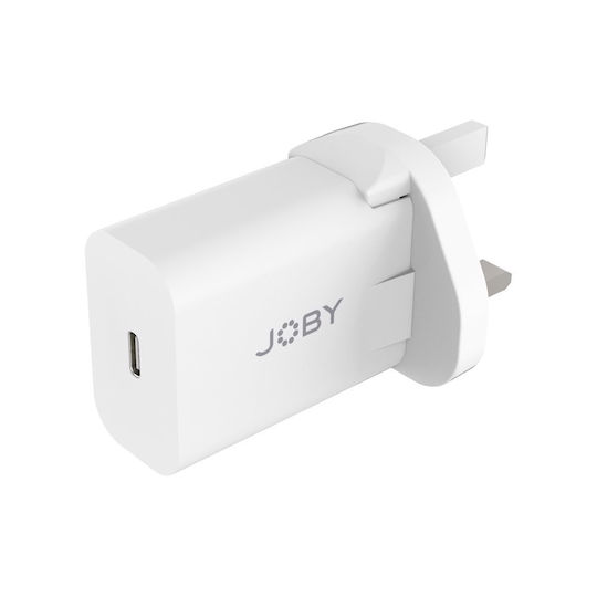 Joby Încărcător Fără Cablu cu Port USB-C 20W Livrarea energiei Albς (JB01805)