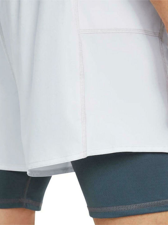 2 În 1 Sport Pantaloni Scurți Bărbați Albi