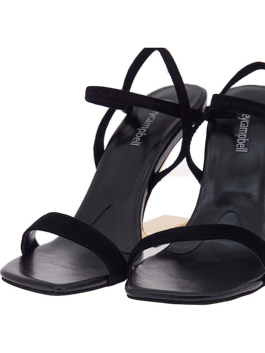 Geometric Sandals Black