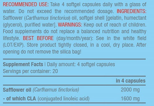 Biotech USA CLA 400 1600mg 80 caps