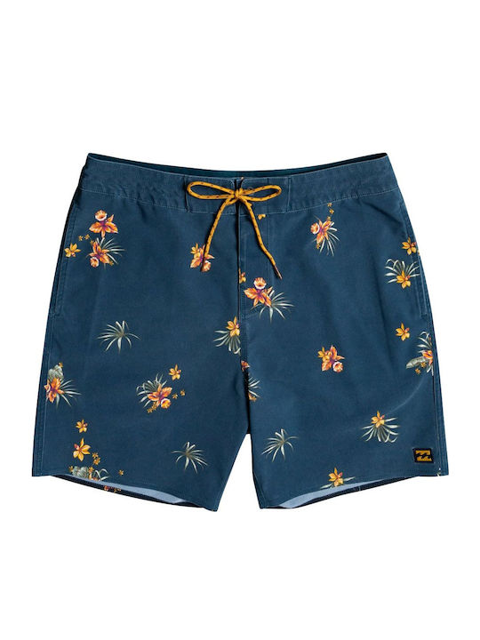 Tribong Men's Swimwear Shorts Navy Blue with Patterns