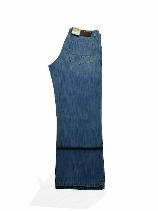 Men's Jeans Pants with Loose Fit Blue