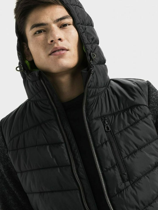 Geacă de iarnă Puffer Negru