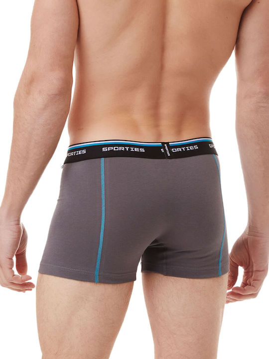 Sporties Men's Boxers Black / Grey 2Pack