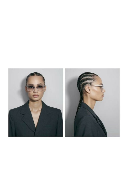 Chimi 02 Unisex Sunglasses with Plastic Frame Clear 02-CLEAR-47