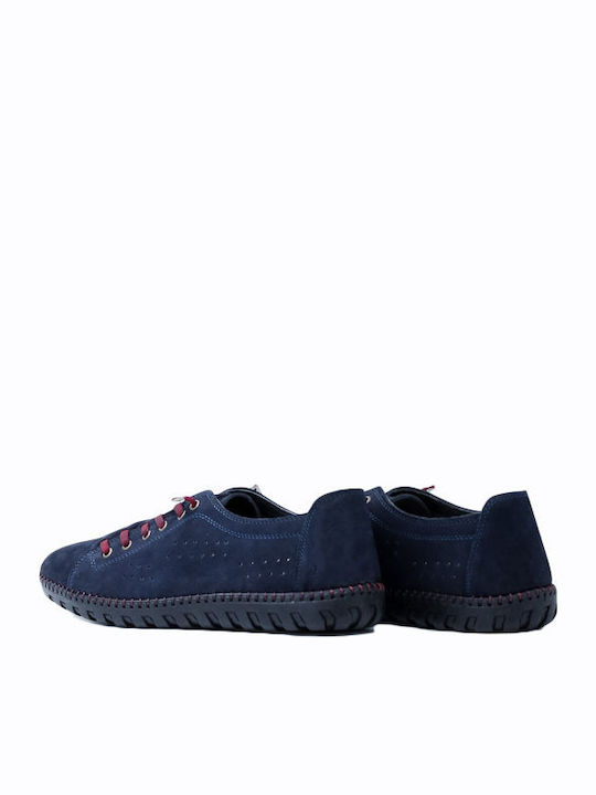 Men's Suede Casual Shoes Μπλέ Suede