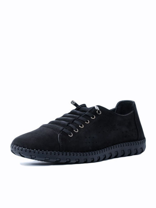 Men's Suede Casual Shoes Black
