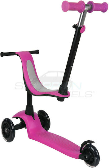 Skorpion Wheels Παιδικό Πατίνι M1 iSporter Mini Τρίτροχο με Κάθισμα Φούξια