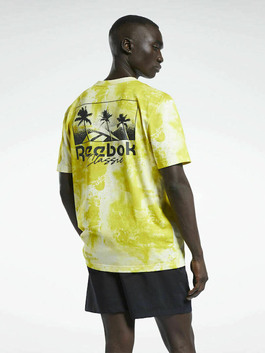 Reebok Classics T-shirt Bărbătesc cu Mânecă Scurtă Acid Yellow