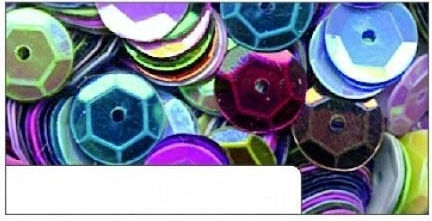 Meyco Plastic Craft Sequins Multicolor 1400pcs Round Beads Various Colors 6mm