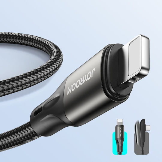 Joyroom S-2024N1 Braided USB-C to Lightning Cable 20W Μαύρο 2m