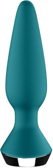 Satisfyer Plug-ilicious 1 Анална тапа с възможност за безжична работа и вибрация Green