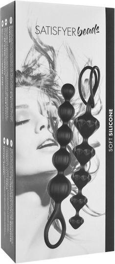 Satisfyer Love Beads Anal Perlen Elektrische Gitarren Schwarz 20.5cm 2Stück