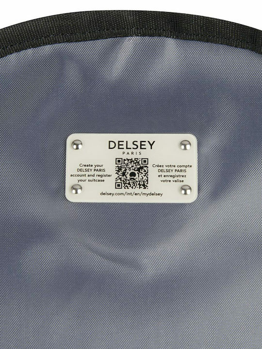 Delsey Element Aviator Tasche Rucksack für Laptop 15.6" in Schwarz Farbe