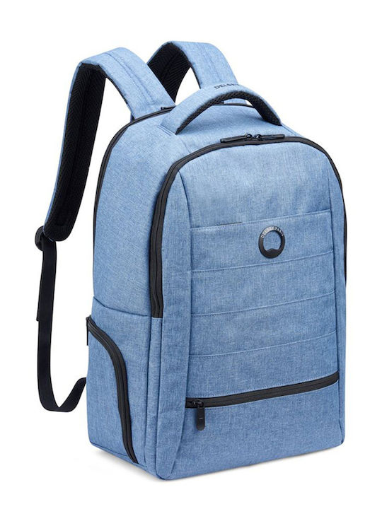 Delsey Element Чанта Раница за лаптоп 15.6" Blue Jean