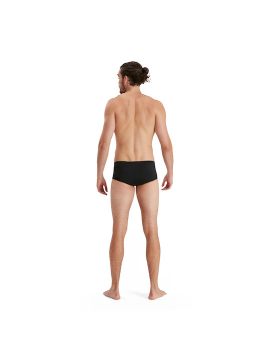 Speedo Men's Swimwear Slip Black with Patterns