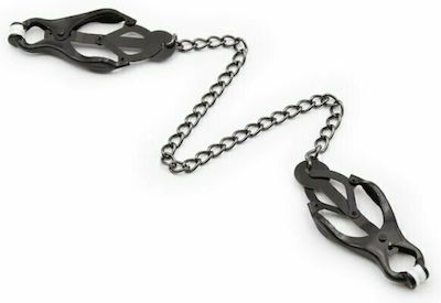 Dream Love OhMama! Dark Chain Japanese Nipple Clamps in Gray Farbe D-230018