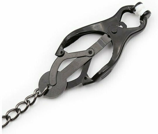 Dream Love OhMama! Dark Chain Japanese Nipple Clamps Nipple Clamps in Gray Color