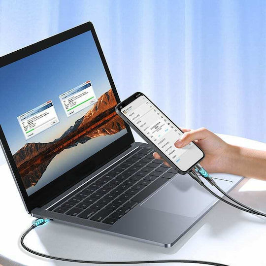 Joyroom S-1030M12 USB to Lightning Cable Μαύρο 1m