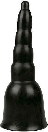 All Black X-Man Dildo Anal XXLarge Negru 33.5cm
