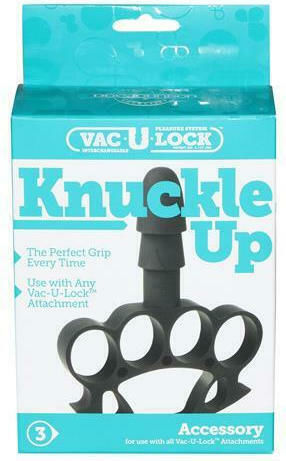 Vac U Lock Knuckle Up Анална тапа Black